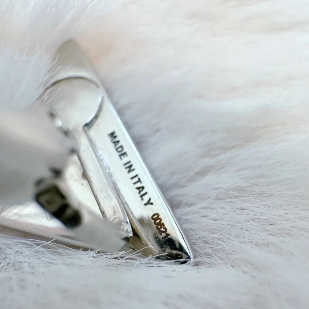 Prada Enamel Symbole Single Clip-On Earring - Picture 8 of 10